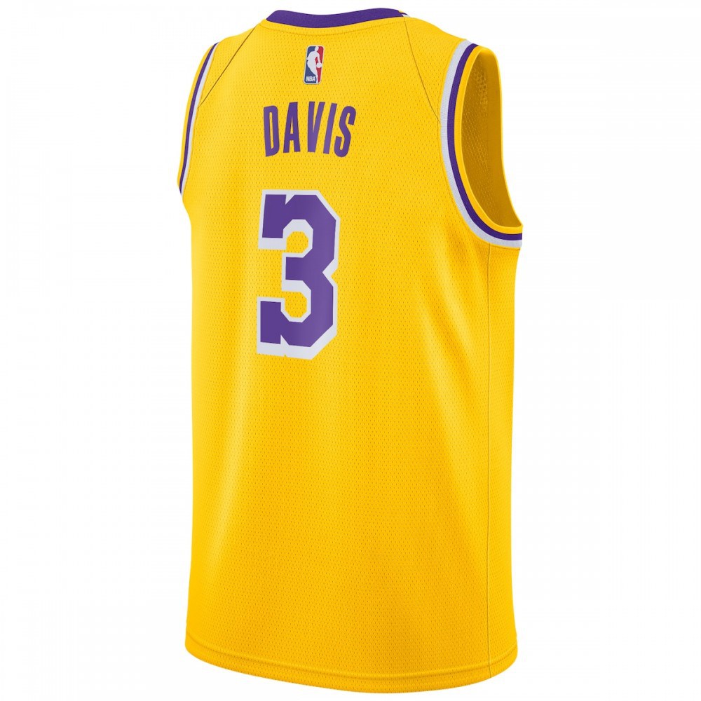 Anthony Davis Los Angeles Lakers 2019/20 Swingman Jersey Gold - Icon Edition-Pro Kit Vault | Brand New 26/27 Sports Jerseys